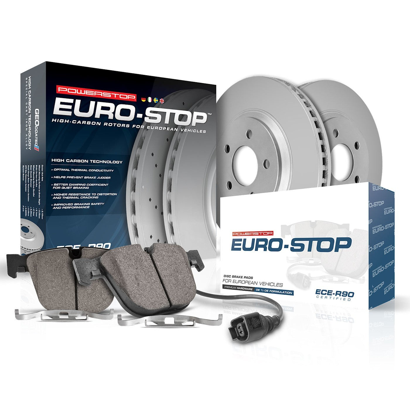 2X Brake Disc and Pad Kit for MB Mercedes E550