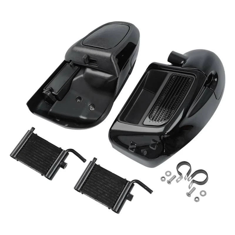 Lower Vented Fairing Water Radiator Cooler for Harley Touring (2014–2024)