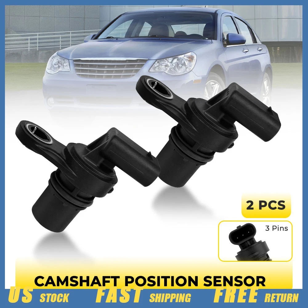 2pcs Camshaft Position Sensor for Dodge Jeep Chrysler (68080819AC, 5033308AB)