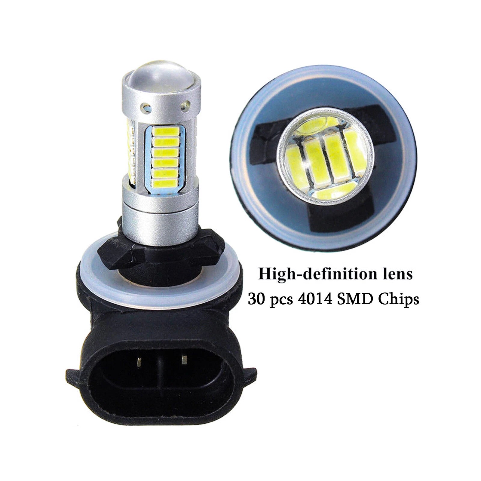 White LED Headlight and Fog Light Combo Kit for Kia Sorento (2016-2019)