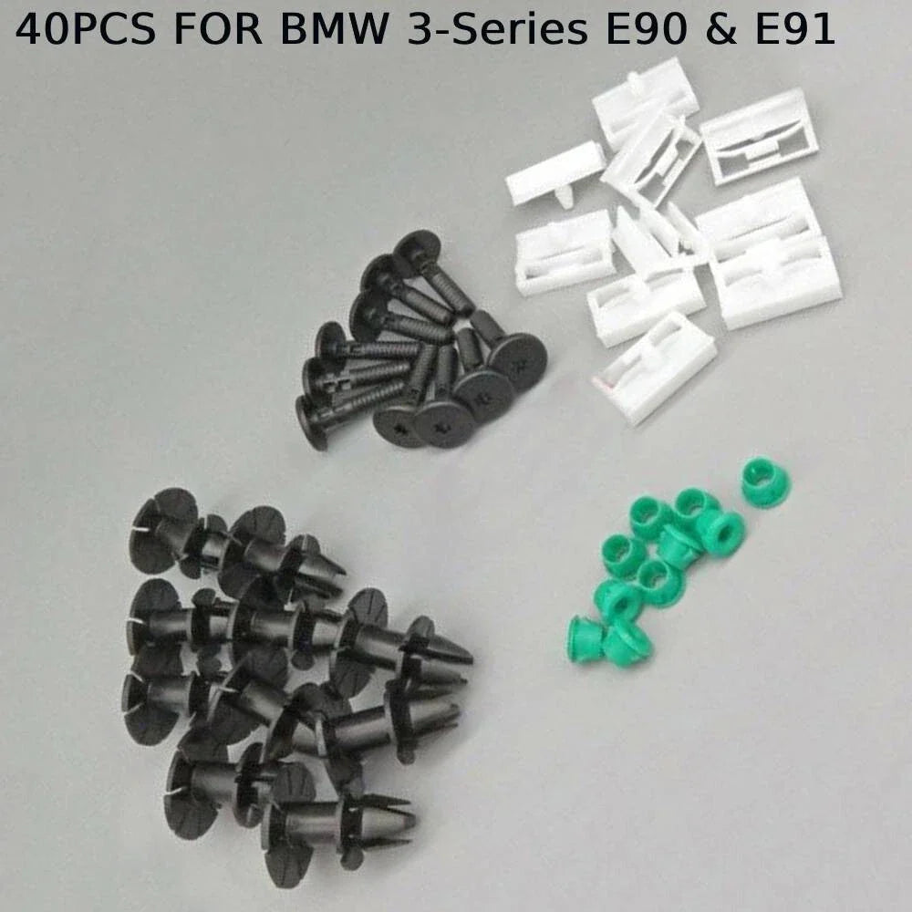 40 x Side Skirt Clips for BMW 3 Series E90/E91 (2005–2012)