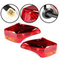 Outer Tail Lights Set of 2 Halogen Red for Toyota RAV4 (2013–2015)
