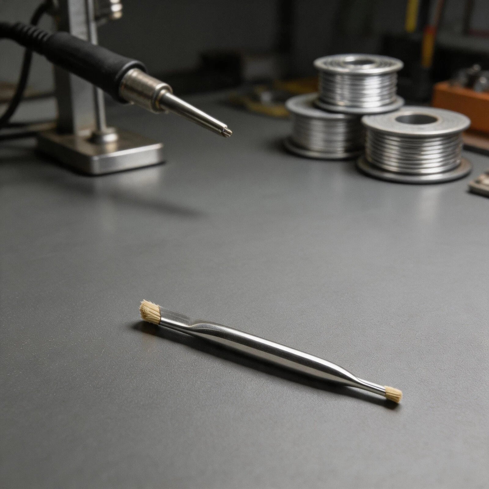 Soft Bristle Brush for PCB Repair and IC Maintenance