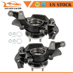 2X Front Wheel Hub Bearing Knuckles for Hyundai Sonata (2011)
