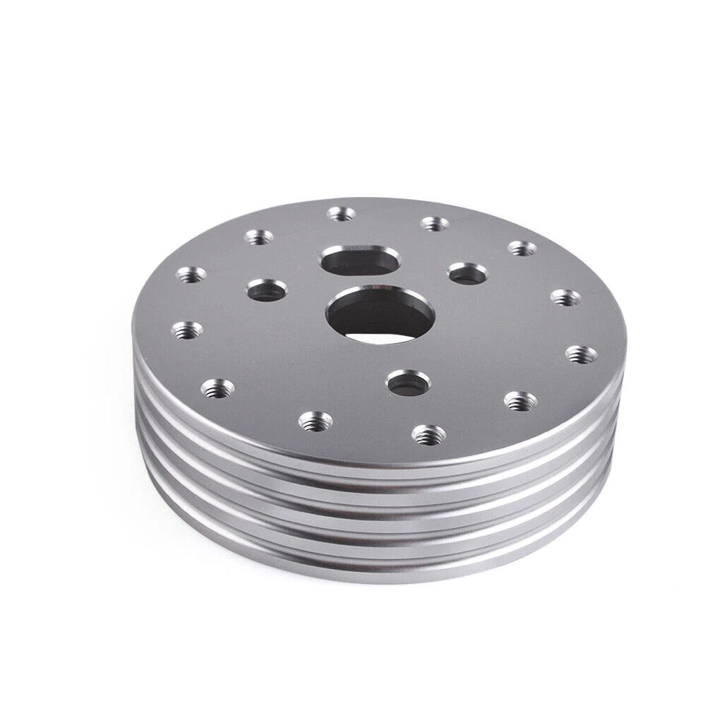 1" Aluminum Hub Kit for 6 Hole Steering Wheel to Grant 3 Hole Adapter
