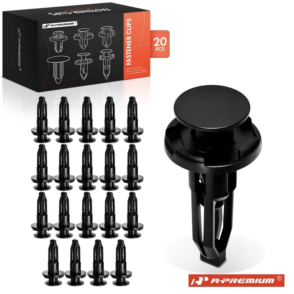 20Pcs 9mm Rear Bumper Cover Clips for Ford Toyota Honda Jeep