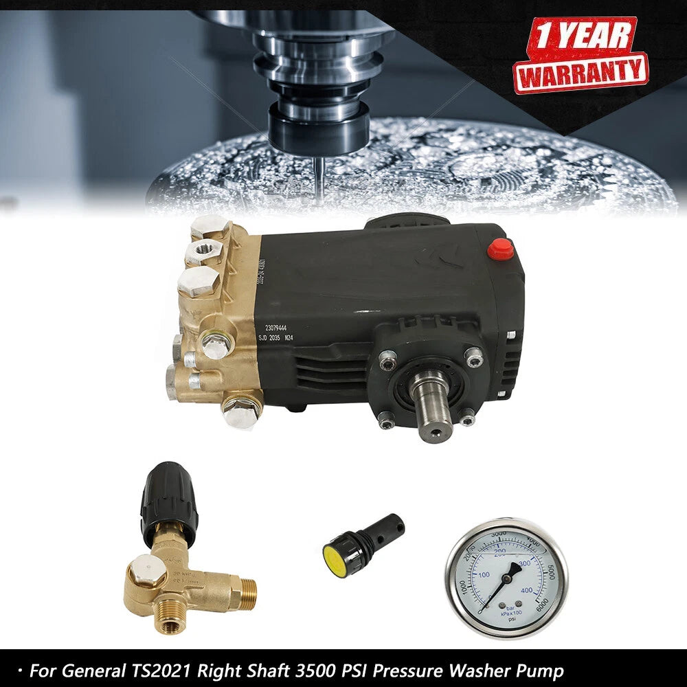 Pressure Washer Pump for General 3500 PSI (5.6 GPM, 4.5 HP)
