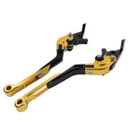 CNC Extendable Brake Clutch Levers for Honda VFR1200F (2010-2014) Gold