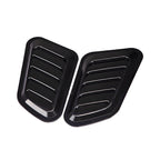 2X Air Flow Intake Hood Scoop Vent Cover Universal Black