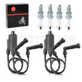 Ignition Coil Spark Plug Set for Honda Goldwing 1200 GL1200 (1984–1987)