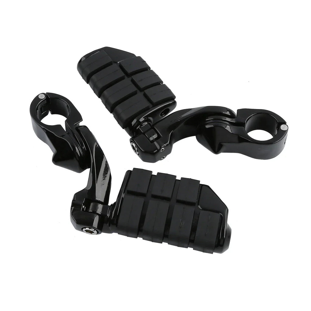Black Highway Engine Guard Bar Footpeg for Harley Electra Street Glide (09-24)