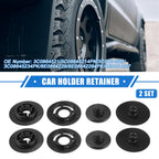 2 Kits Car Holder Retainer for Volkswagen Audi (Plastic Black) 637516356149