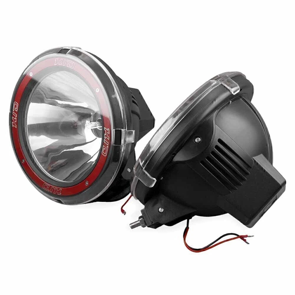 2X 75W 9" HID Xenon Spot Beam Lights for Jeep SUV