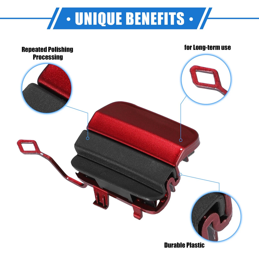 Tow Hook Eye Hole Cover Cap for Mercedes-Benz C300 (2019–2021) Red 786527214167