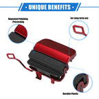 Tow Hook Eye Hole Cover Cap for Mercedes-Benz C300 (2019–2021) Red 786527214167