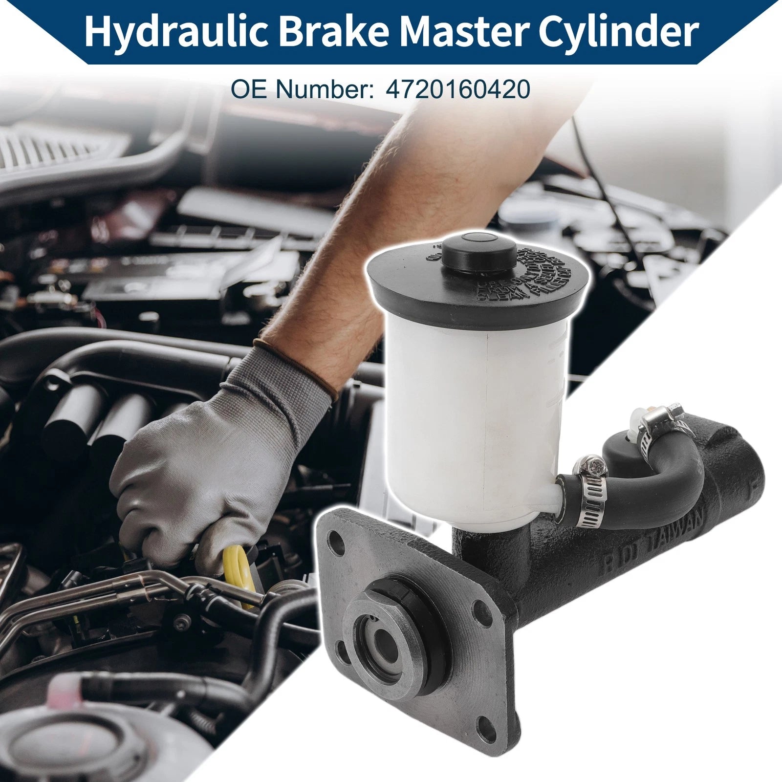 Brake Master Cylinder Reservoir No. 4720160420 for Toyota Pickup (1979–1985)