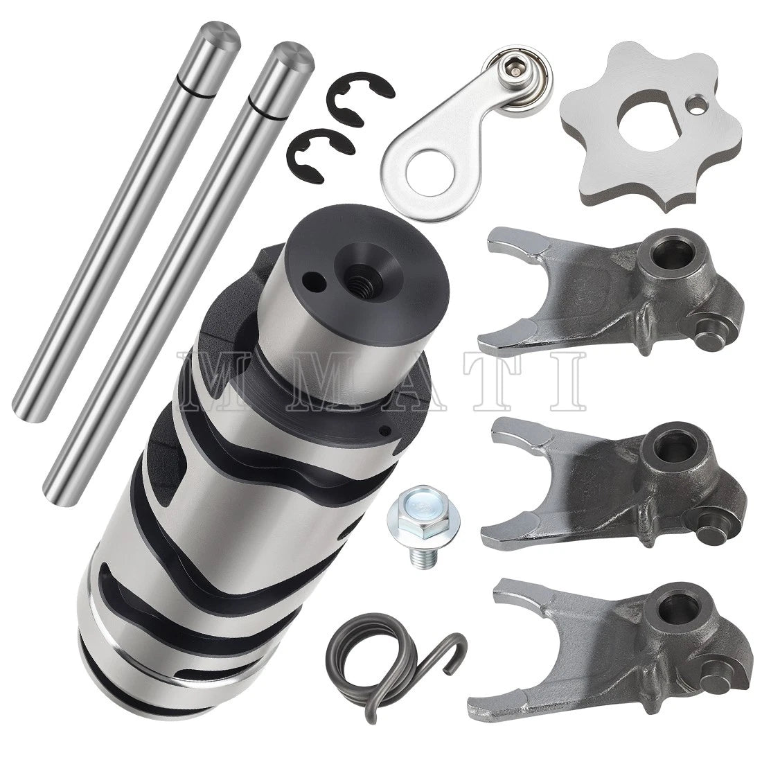 Transmission Gearbox Shift Drum Cam Forks & Guide Bars for Yamaha Banshee (1987–2006)