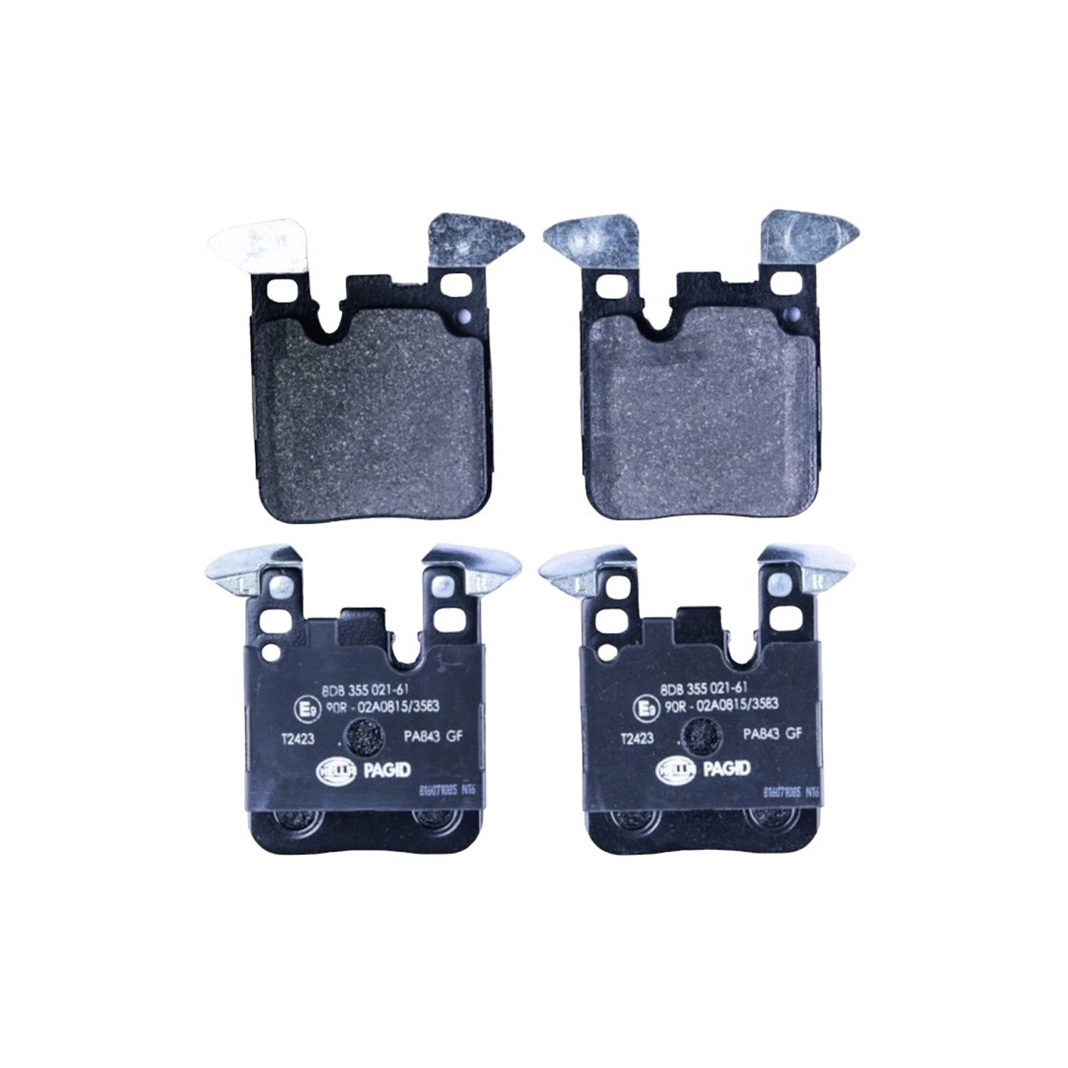 Set of 4 Hella Pagid 355021611 Rear Disc Brake Pads for BMW M3, M4, M2 (2012–2020)