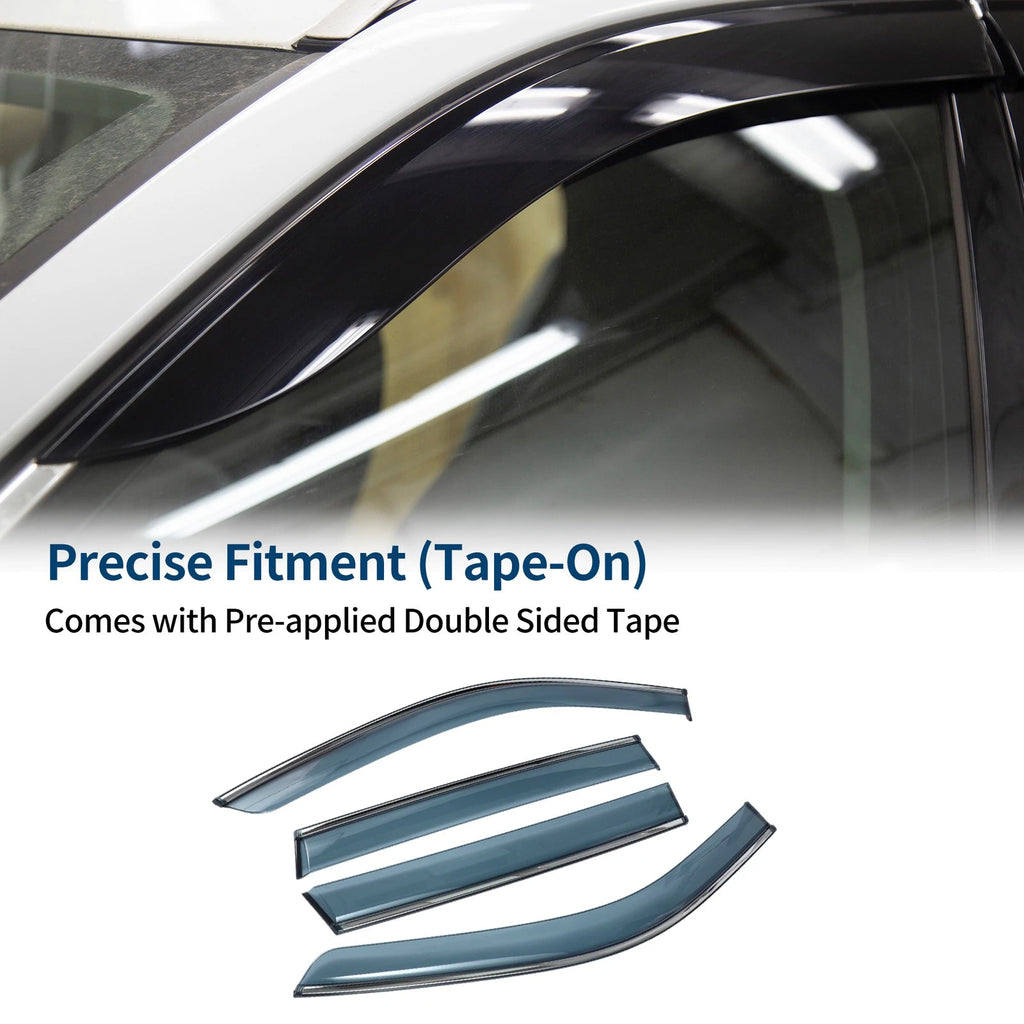 Set of 4 Car Window Deflectors for Honda CR-V (2023–2024)