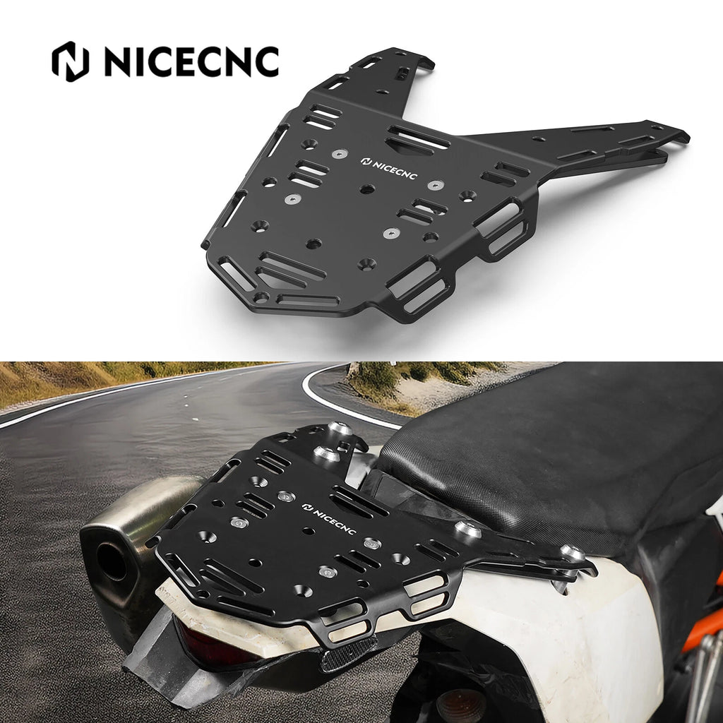Aluminum Rear Luggage Rack Pannier Plate Bracket for KTM 690 Enduro R (2008–2018)