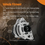 130A Alternator for Toyota Tacoma TRD Pro Pre Runner 4.0L (2005–2015) 27060-31021