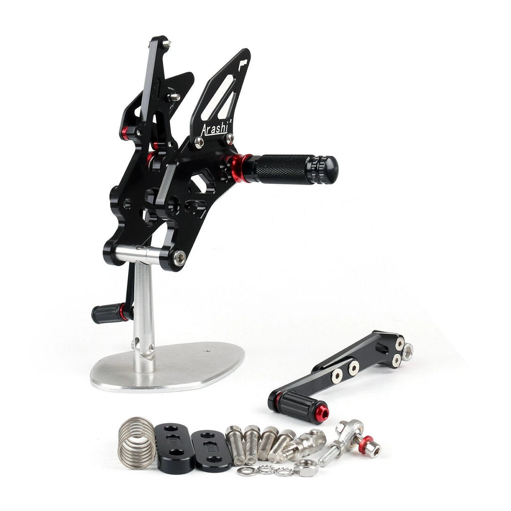 CNC Adjustable Rearset Foot Rest Pegs for Suzuki GSXR1000 (2009–2016) #8
