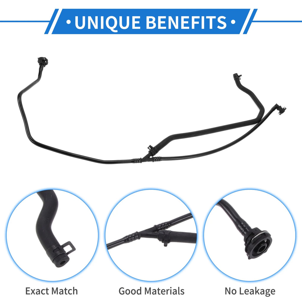 Engine Coolant Hose for Mercedes-Benz Metris 2.0L (2016–2023) No.A4475010125 Black