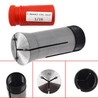 Set of 10 Emergency Steel Collets for Lathes & Fixtures (1/16")
