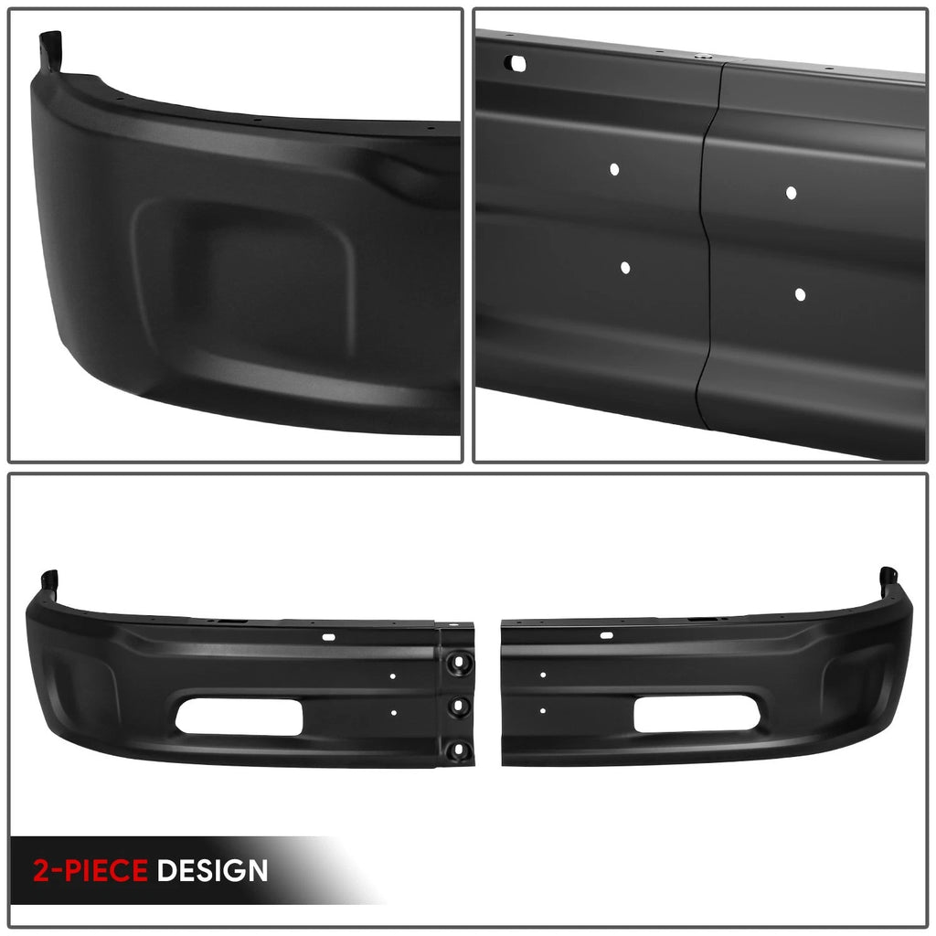 Front Bumper Face Bar for Ram 1500 (2014–2023) w/o Parking Sensor & Fog Light Hole