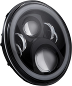 7" Headlamp with Adapter for Custom Dynamics (PG-7-14-B)