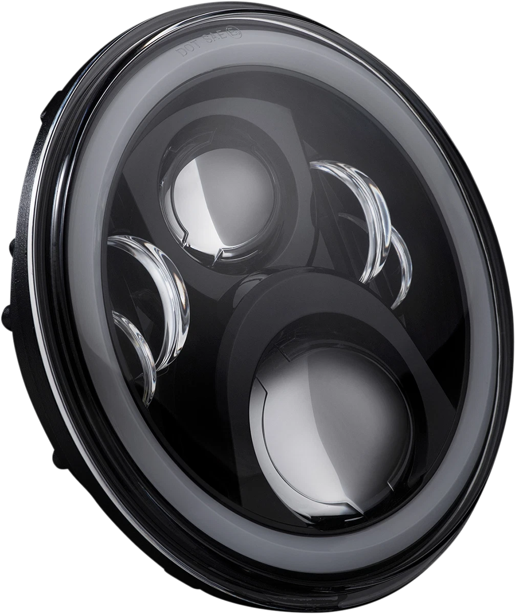 7" Headlamp with Adapter for Custom Dynamics (PG-7-14-B)