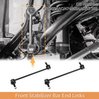 Set of 1 Front Stabiliser Sway Bar Link with Bushing for Dodge Caravan (No. 4743024AC)