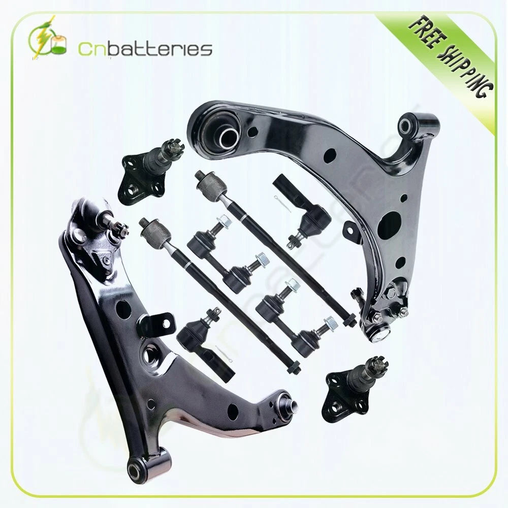 10pc Front Suspension Kit Control Arms for Toyota Corolla (1996–2002)