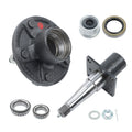 Set of 5 Trailer Hub Kit for 5 on 5" Axles with Brake Flange #84 Spindle