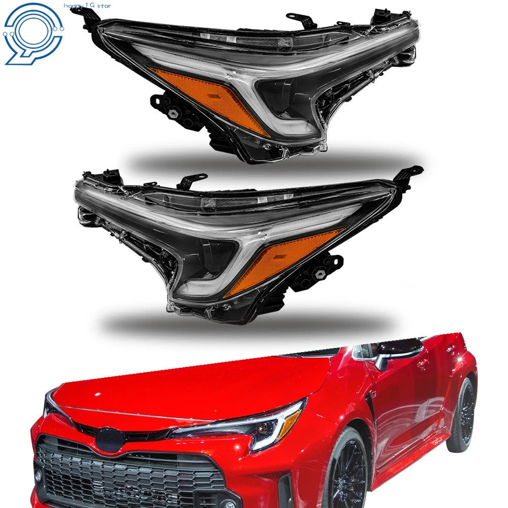 Headlights Pair for Toyota Corolla Hybrid SE XLE XSE (2023–2024)