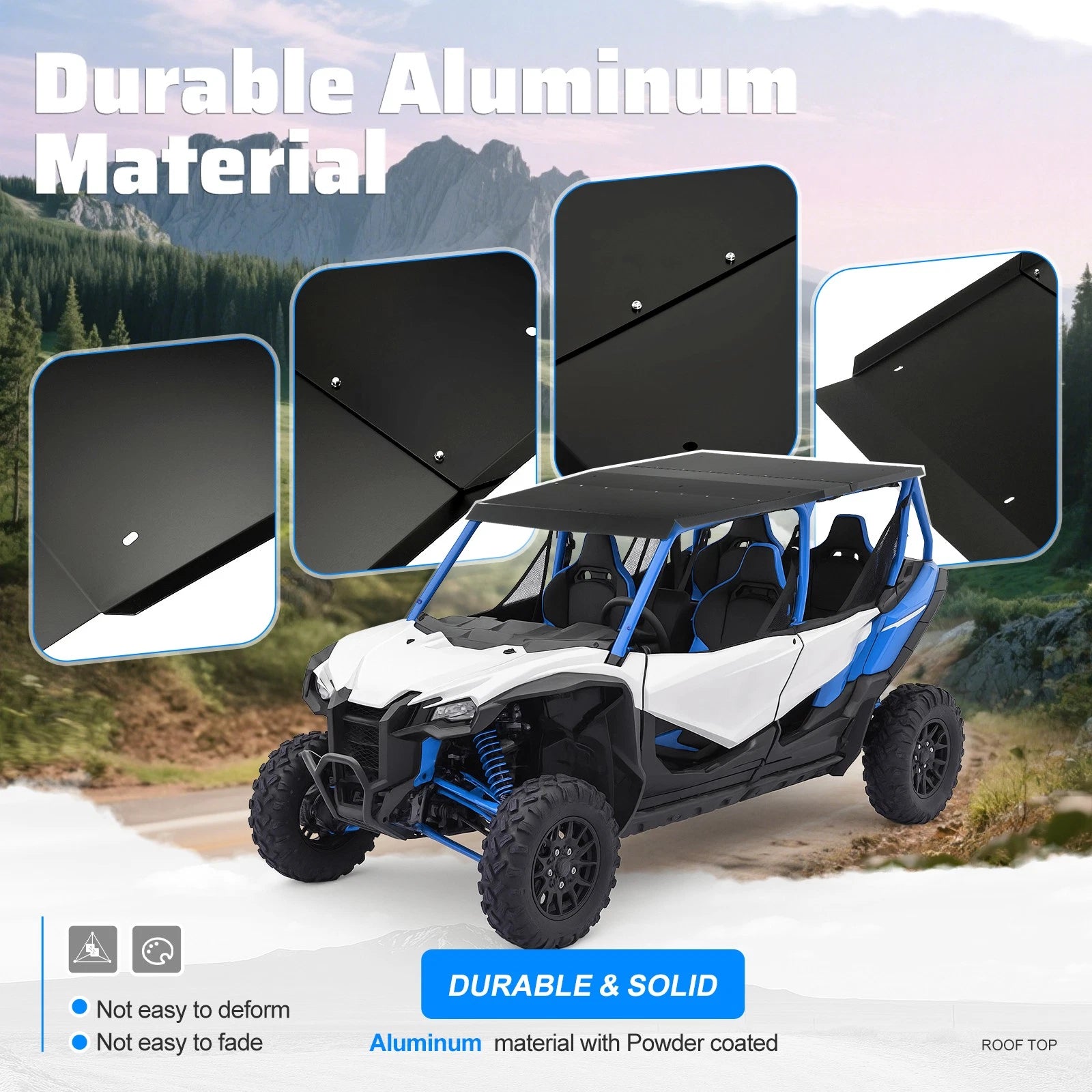 Heavy Duty Aluminum Roof Top for Honda Talon 1000X-4 (2020+)