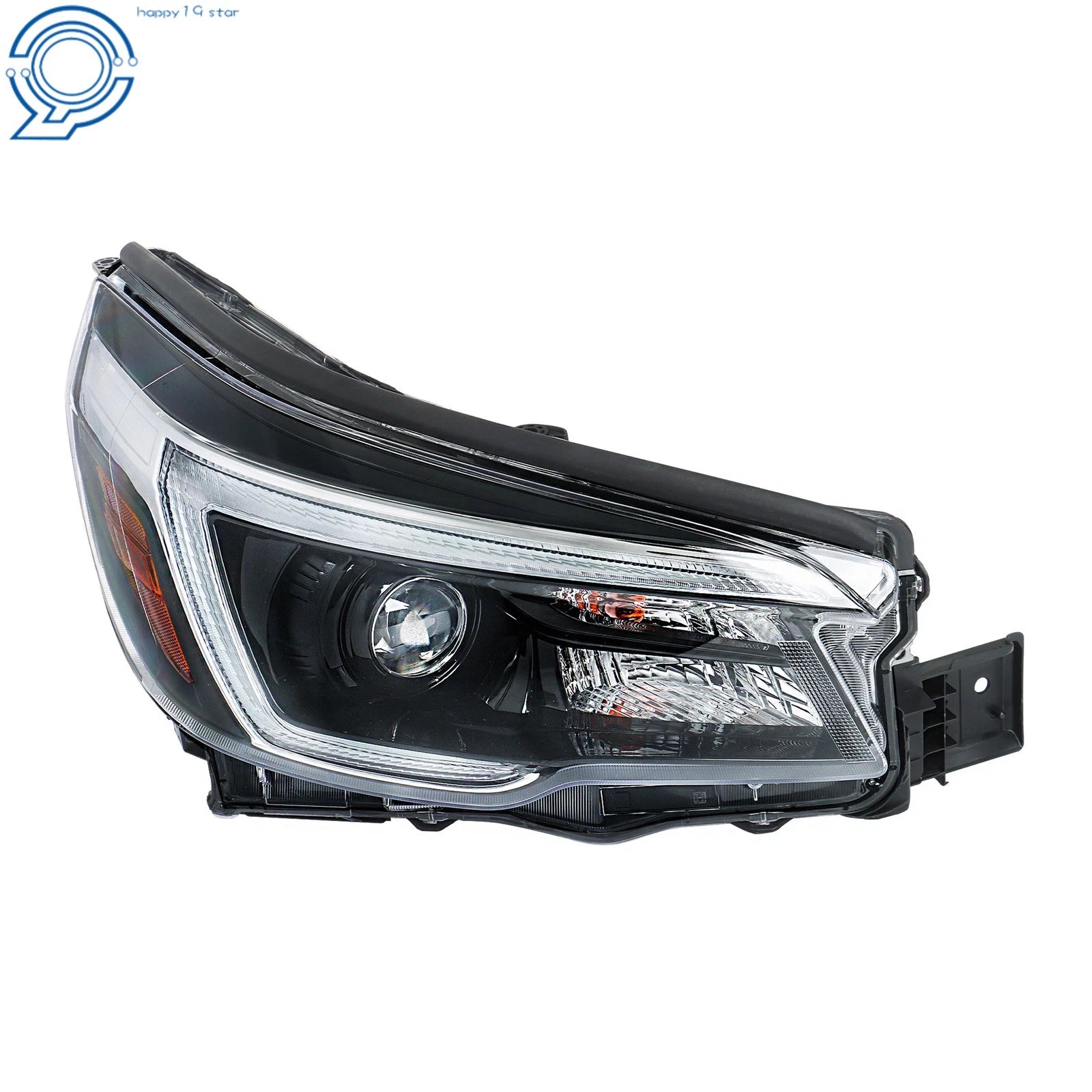 LED Headlight Assembly for Subaru Forester (2021) - Passenger Side, Black Trim
