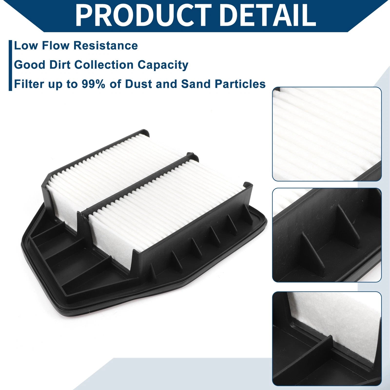 Engine Air Filter No. 17220R40A00 for Honda Crosstour 2.4L (2012–2015)