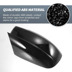 Pair Rearview Mirror Cover Overlay Gloss Black for Dodge Charger (2011–2021)