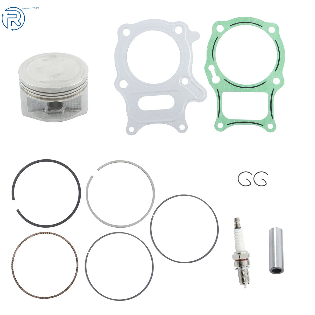 Engine Cylinder Piston Gasket Kit for Honda TRX250 Recon 250 (2002-2014)