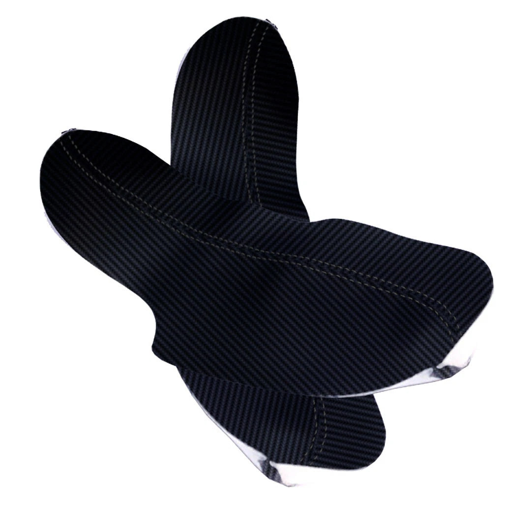 Door Panel Armrest Cover for Acura MDX (2001–2006) Carbon Fiber Black
