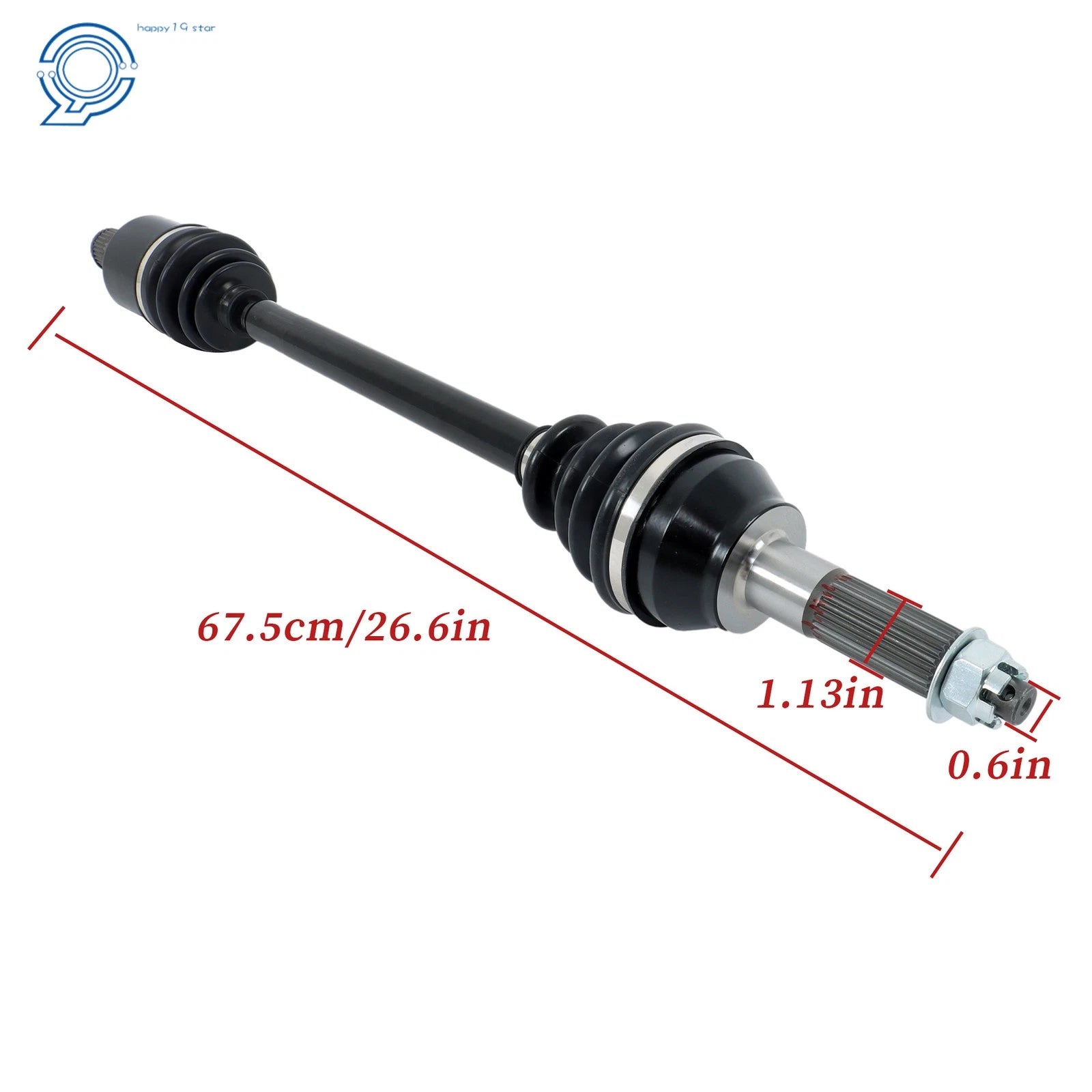 Complete CV Joint Axle for Polaris RZR S 800 (2009-2014)