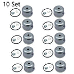 Set of 10 Carburetor Float Bowl Repair for Briggs & Stratton (495933, 494378, 693614)
