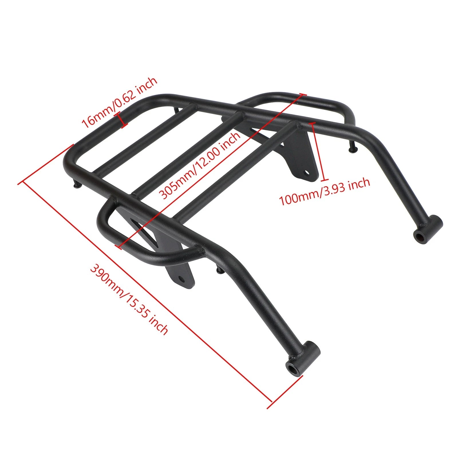 Rear Cargo Rack with Grab Handle for Kawasaki KLX230 KLX 230 S/SE (2020–2022)