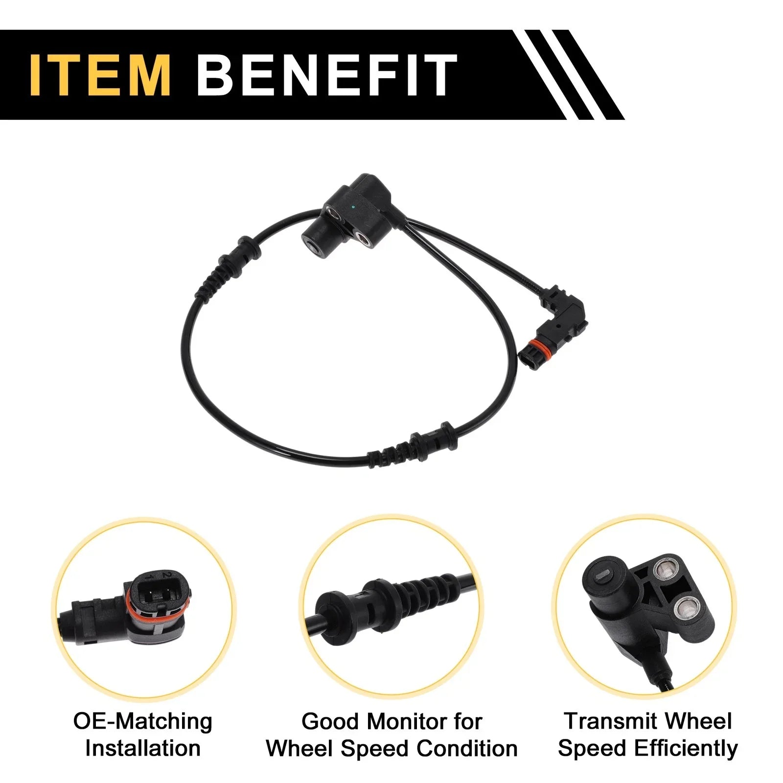 ABS Wheel Speed Sensor for Mercedes-Benz W168 (1997-2004) 1 x Sensor