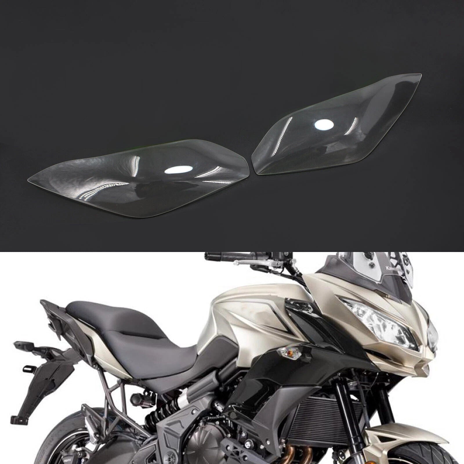 Front Headlight Lens Protection for Kawasaki Ninja 300 Versys 650 (2015–2017)