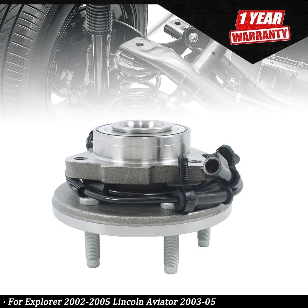 Front Wheel Hubs Bearing for Ford Explorer (2002–2005) Lincoln Aviator (2003–2005)