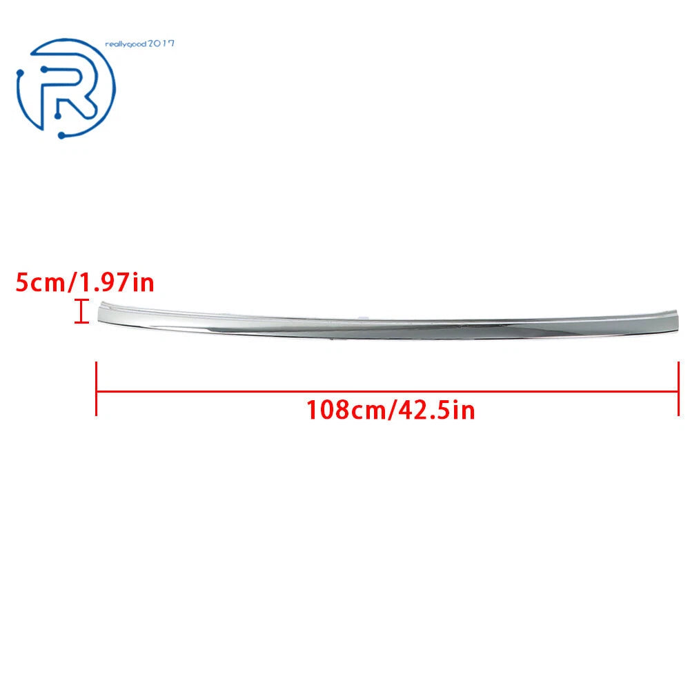 Chrome Front Bumper Grille Trim Strip for Ford Edge (2011-2014)
