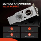 A/C Expansion Valve for Nissan Frontier Armada Pathfinder Xterra Quest (2000–2023)