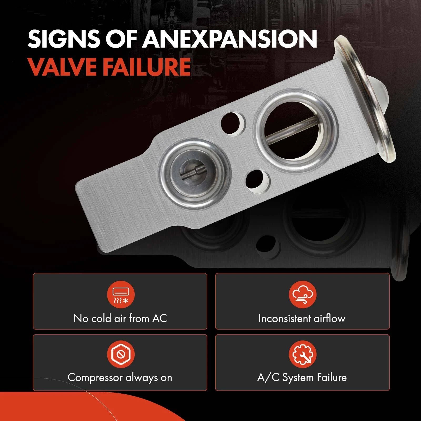 A/C Expansion Valve for Nissan Frontier Armada Pathfinder Xterra Quest (2000–2023)